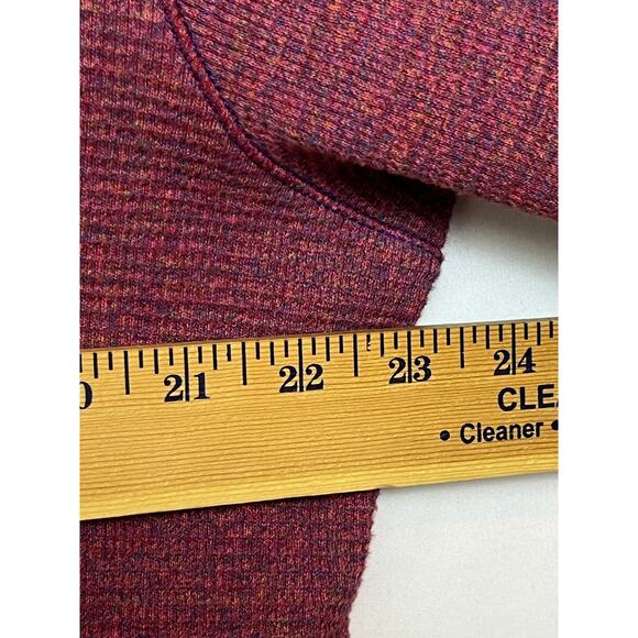 Robert Graham Men's Large Red 1/4 Zip Pullover Long Sleeve Casual Performance - Picture 7 of 8